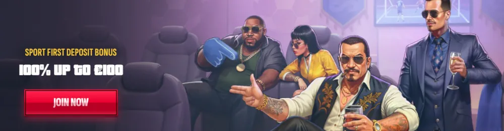 Mafia Kaszinó maffia témájú sport befizetési bónusz banner